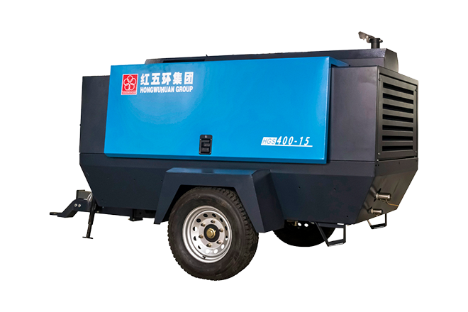 Portable screw air compressor